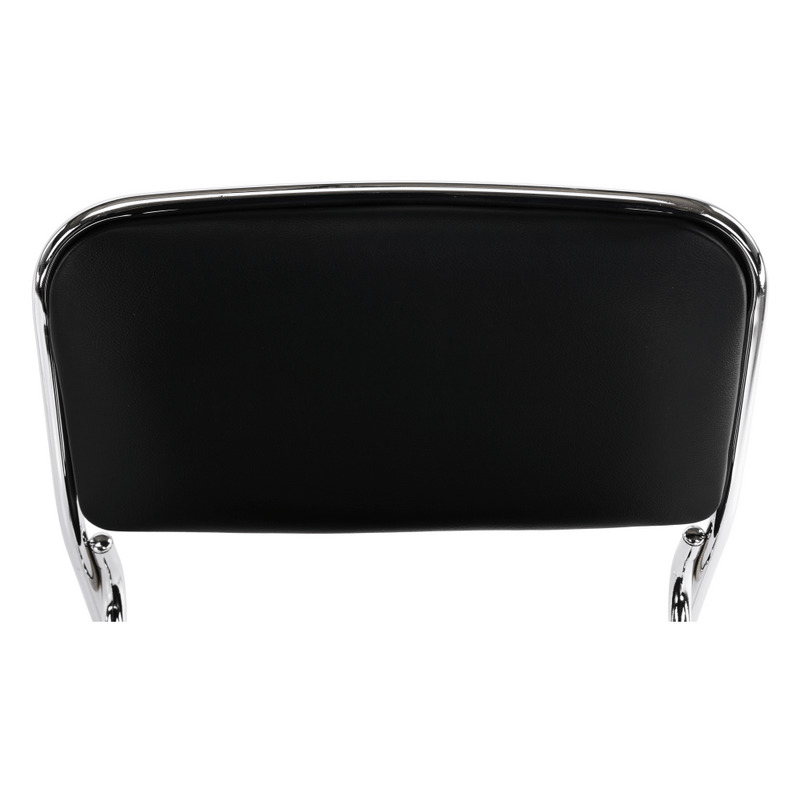 Szék tárgyalóterembe, fekete textilbőr, BULUT