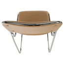 Szék tárgyalóterembe, barna textilbőr, BULUT