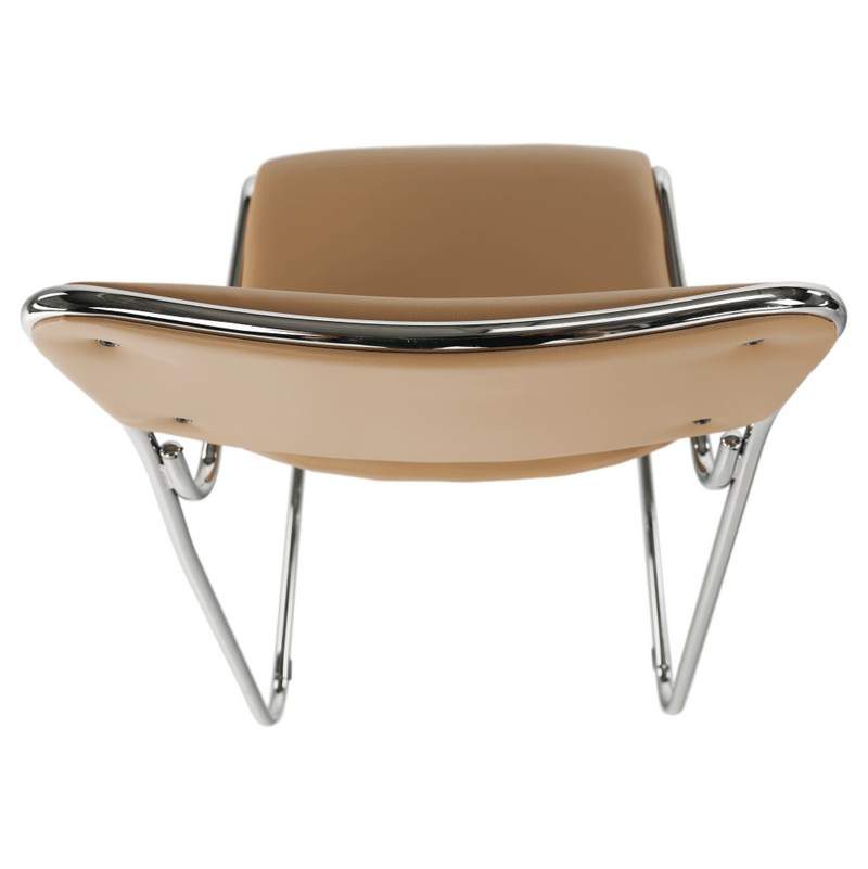 Szék tárgyalóterembe, barna textilbőr, BULUT