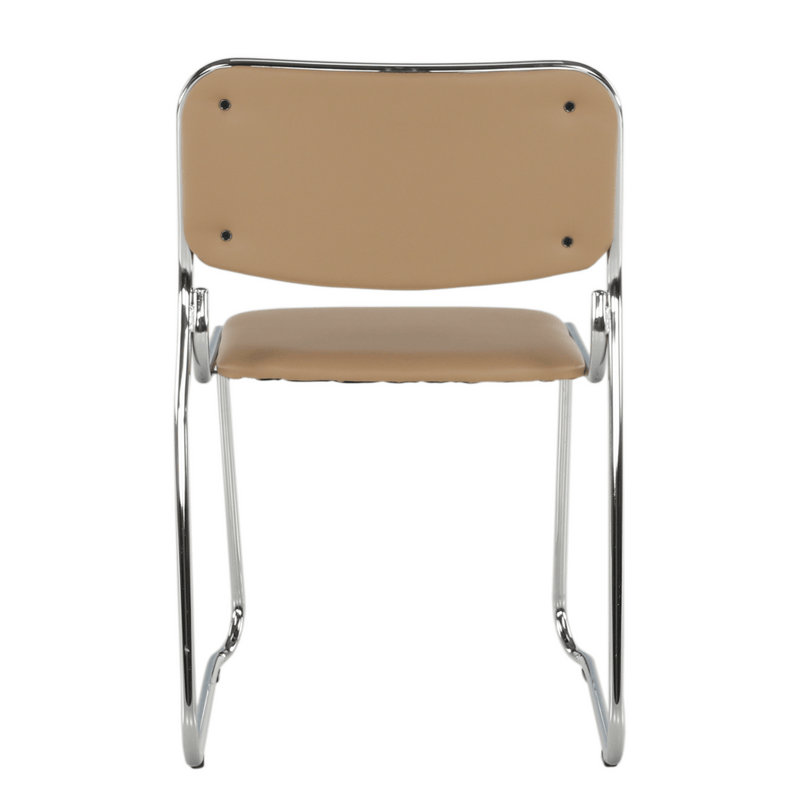 Szék tárgyalóterembe, barna textilbőr, BULUT