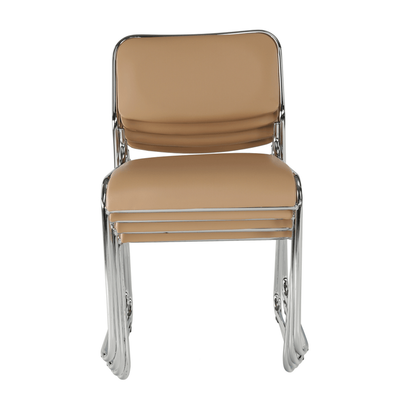 Szék tárgyalóterembe, barna textilbőr, BULUT