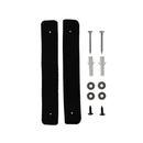 Konzolasztal ipari stílusban, sötétszürke grafit/fekete, BUSTA