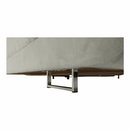 Ülőgarnitúra tárolóhellyel, világosszürke, szövet, balos, BUTON R