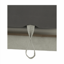 Ülőgarnitúra tárolóhellyel, világosszürke, szövet, balos, BUTON R