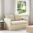 vidaXL Kanapé Krém 136 x 82 x 85 cm szövet