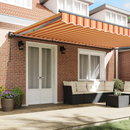 vidaXL Napernyő keret Sokszínű 500 × 300 cm Poliészter PU bevonattal
