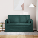 vidaXL Kanapé Sötétzöld 139 x 78 x 80 cm szövet
