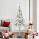vidaXL Karácsonyfa 300 LED-del állvánnyal Fehér 180 cm PE és Acél