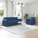 vidaXL Kanapé Szett 2 pcs Kék 198 x 78 x 80 cm szövet