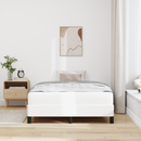 vidaXL Ágykeret matracmal Tiszta Fehér 120 x 200 cm szövet