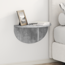 vidaXL Falpolc Falra szerelhető Beton Szürke 48 x 24 x 24 cm Faanyag