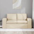 vidaXL Kanapé Krém 162 x 80 x 82 cm szövet
