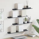 vidaXL Lebegő polc 4 pcs Antracit 60 x 8,5 x 2,5 cm Acél