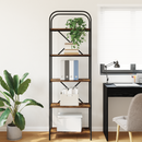 vidaXL Könyvespolc Füstölt tölgy 60 x 30 x 183 cm Faanyag