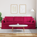 vidaXL Kanapé Bordó 228 x 78 x 80 cm Bársony