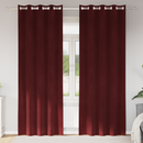 vidaXL Sötétítő függönyök 2 pcs Bordó 140 x 225 cm Bársony