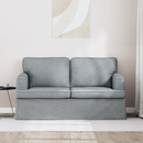 vidaXL Kanapé Világosszürke 144 x 80 x 85 cm szövet