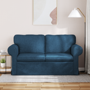 vidaXL Kanapé Kék 155 x 82 x 80 cm szövet