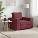 vidaXL Fotel Bordó 100 cm szövet