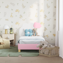 vidaXL Gyerekágy keret fejtámlával Rózsaszín 70 x 140 cm PU
