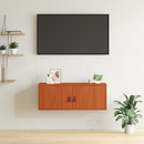 vidaXL Fali Szekrény Faggyú barna 80 x 30 x 30 cm Tömör fenyőfa