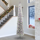 vidaXL Mű karácsonyfa 300 LED-del Zöld 300 cm PVC, acél és műanyag