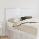 vidaXL Fejtámla Fényes Fehér 100 cm Mérnöki fa