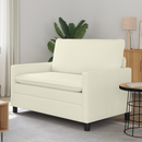 vidaXL Kanapé Krémszínű 126 x 81 x 87,5 cm Szövet