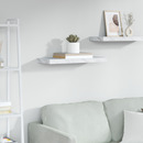 vidaXL Falpolc Falra szerelhető Fehér márvány 60 x 23 x 4 cm Faanyag
