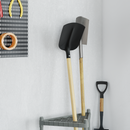vidaXL Lapát Fej Fekete 34,5 x 24 cm Porszórt acél