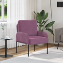 vidaXL Kanapék párnával 55cm Lila Furnér