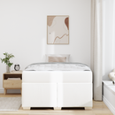 vidaXL Ágykeret matracmal Fehér 120 x 200 cm szövet