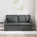 vidaXL Kanapé Sötétszürke 144 x 80 x 85 cm szövet