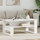 vidaXL Dohányzóasztal Fehér 90 x 50 x 40 cm Faanyag