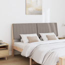 vidaXL Kárpitozott fejtámla Tópszínű 150 cm Tömör fenyőfa