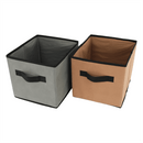 Komód szövet fiókokkal, fekete/barna/szürke, CAMILO TYP 1