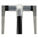 Komód szövet fiókokkal, fekete/barna/szürke, CAMILO TYP 1