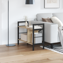 vidaXL Könyvespolc Sonoma tölgy 75 x 30 x 58,5 cm Faanyag