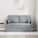 vidaXL Kanapé Világosszürke 139 x 78 x 80 cm szövet