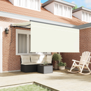 vidaXL Behúzható napellenző Krém 300 x 200 cm szövet