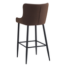 Bárszék, barna/fekete, CEZARIA