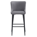 Bárszék, szürke/fekete, CEZARIA