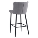 Bárszék, szürke/fekete, CEZARIA