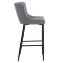 Bárszék, szürke/fekete, CEZARIA