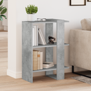 vidaXL Könyvespolc Beton Szürke 52 x 25 x 71,5 cm Faanyag