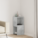 vidaXL Sarokszekrény Beton Szürke 30,5x30x65cm Faanyag