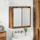 vidaXL Fürdőszobai tükörszekrény Öreg fa 60 x 20 x 60 cm Faanyag