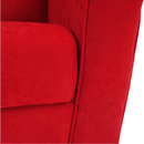 Füles fotel, piros, CHARLOT