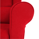 Füles fotel, piros, CHARLOT
