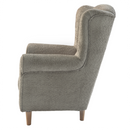 Füles fotel, szürkésbézs Taupe szövet Coral, CHARLOT